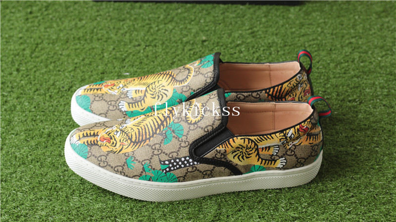 GC Brand Sneaker Low Top Tiger Pattern